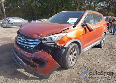 2015 Hyundai Santa Fe Sport 2.4L z USA, uszkodzony, nr VIN 5XYZU3LB8FG238434